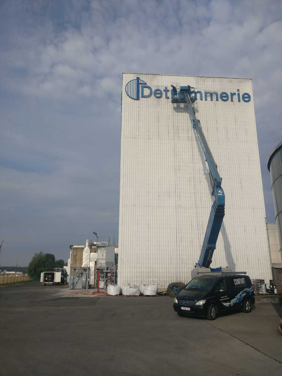 Reiniging SILO toren Detremmerie - Realisaties