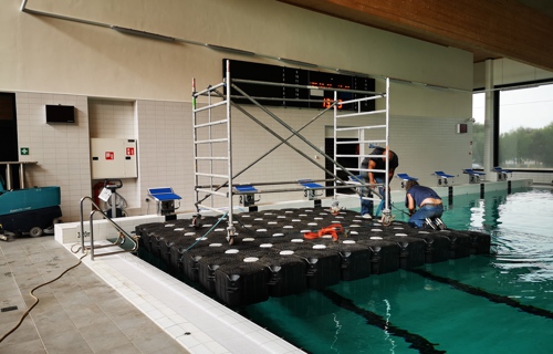 Reiniging spanten Zwembad Eeklo - Realisaties