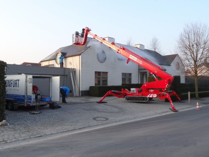 Gevelreiniging woning door comfort cleaning