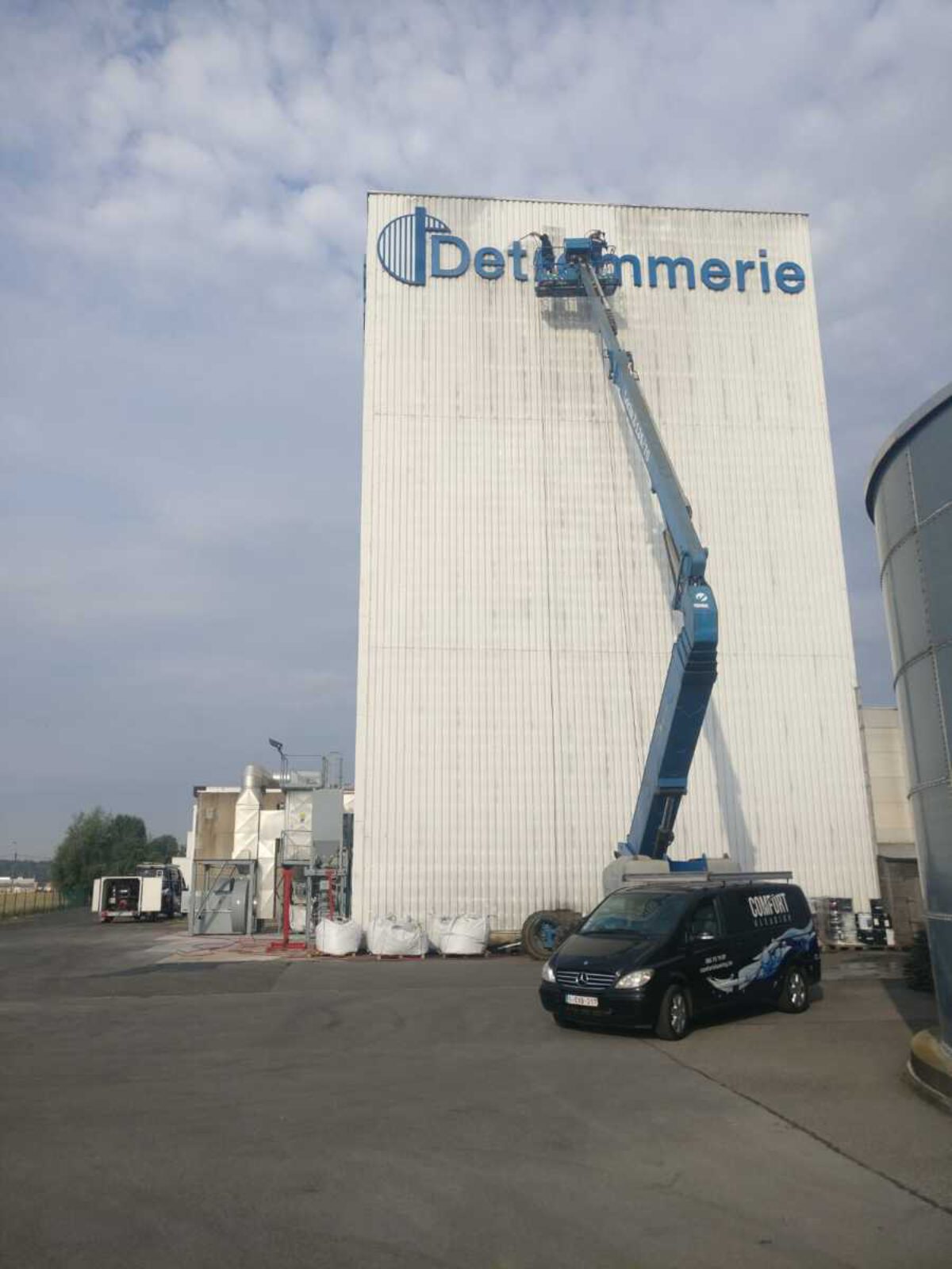 Industriele reiniging silo detremmerie 1